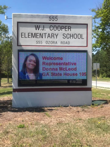 Visit to Cooper Elementary